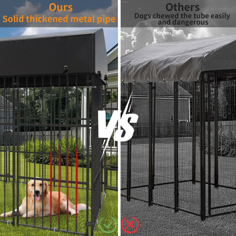 BingoPaw Outdoor Covered Dog Pen Reviews Wayfair